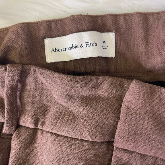Abercrombie & Fitch Brown Sloan Wide Leg Pants Size Medium - Picture 3 of 6